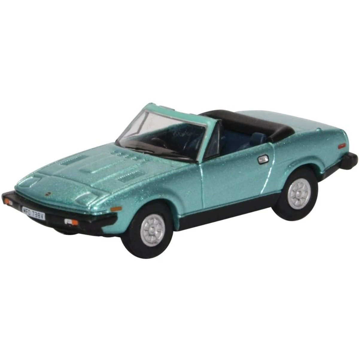 Oxford Diecast 76TR7002 Triumph TR7 Convertible Persian Aqua Metallic - Phillips Hobbies