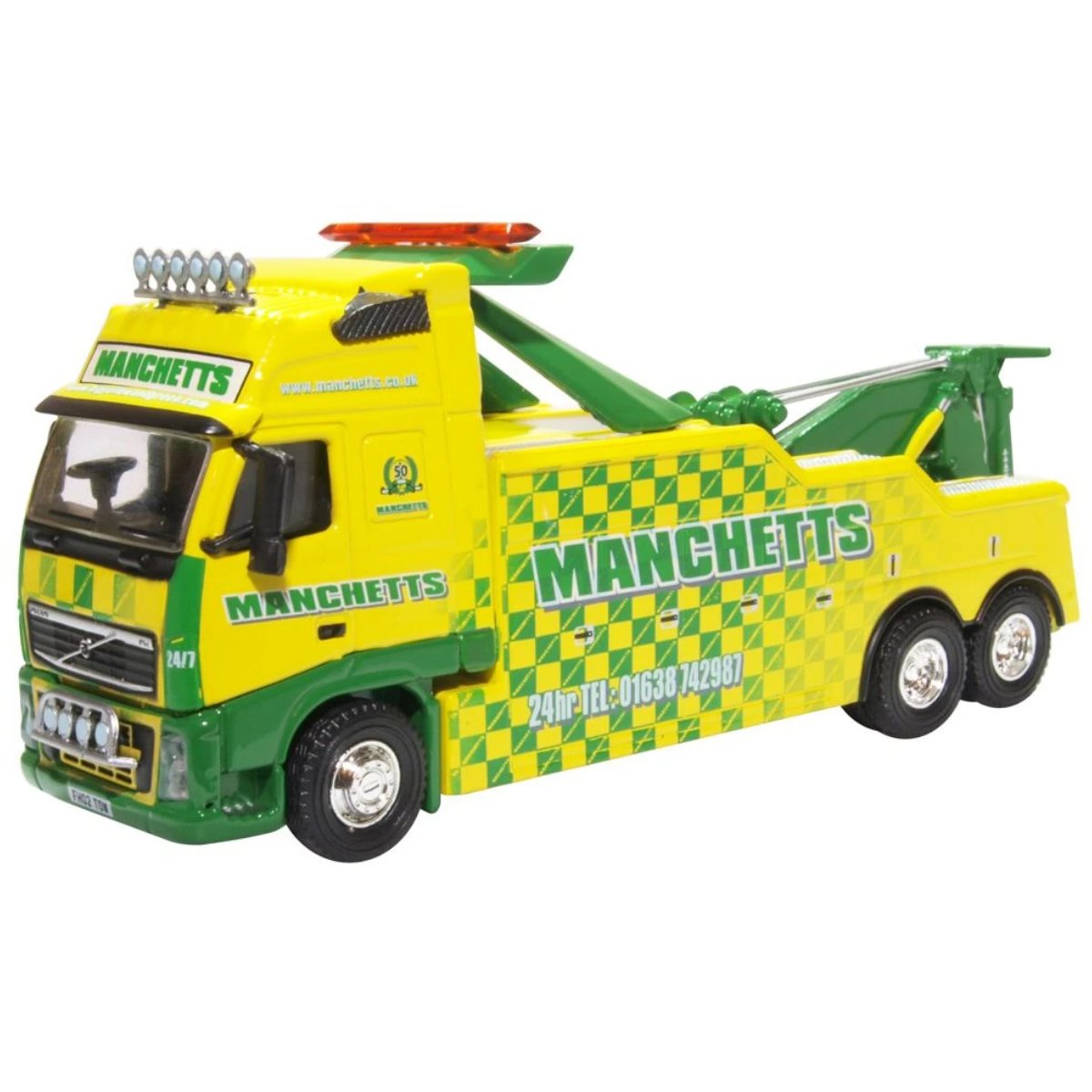 Oxford Diecast 76VOL08REC Volvo FH Boniface Recovery Truck Manchetts - Phillips Hobbies