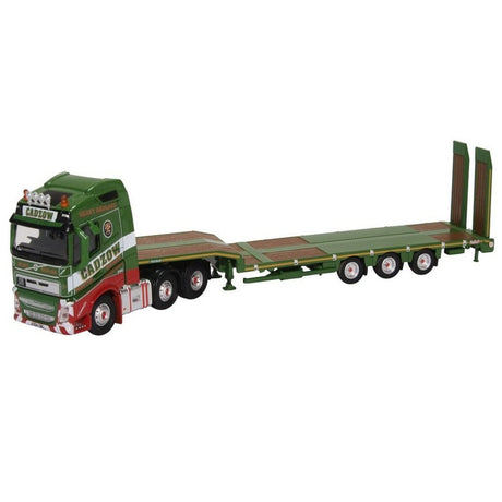 Oxford Diecast 76VOL4007 Volvo FH4 (G) Nooteboom Semi Low Loader Cadzow - Phillips Hobbies