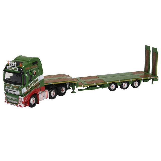 Oxford Diecast 76VOL4007 Volvo FH4 (G) Nooteboom Semi Low Loader Cadzow - Phillips Hobbies
