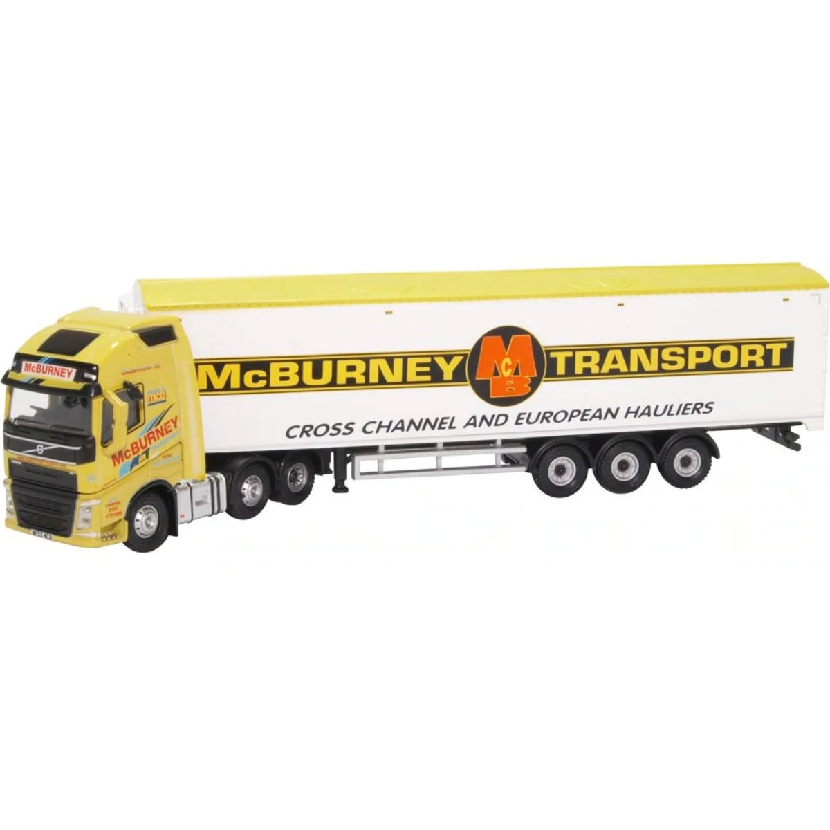 Oxford Diecast 76VOL4008 Volvo FH4 GXL Walking Floor McBurney Transport - Phillips Hobbies