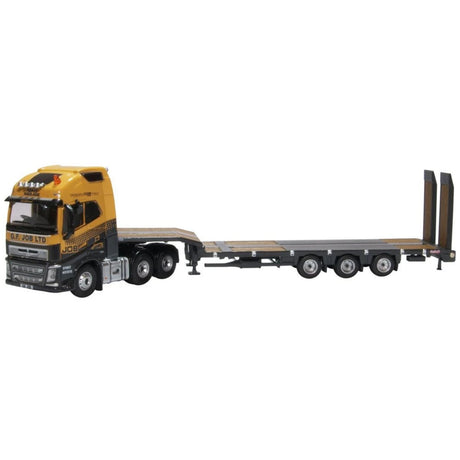 Oxford Diecast 76VOL4009 Volvo FH4 GXL Nooteboom Semi Low Loader G F Job - Phillips Hobbies
