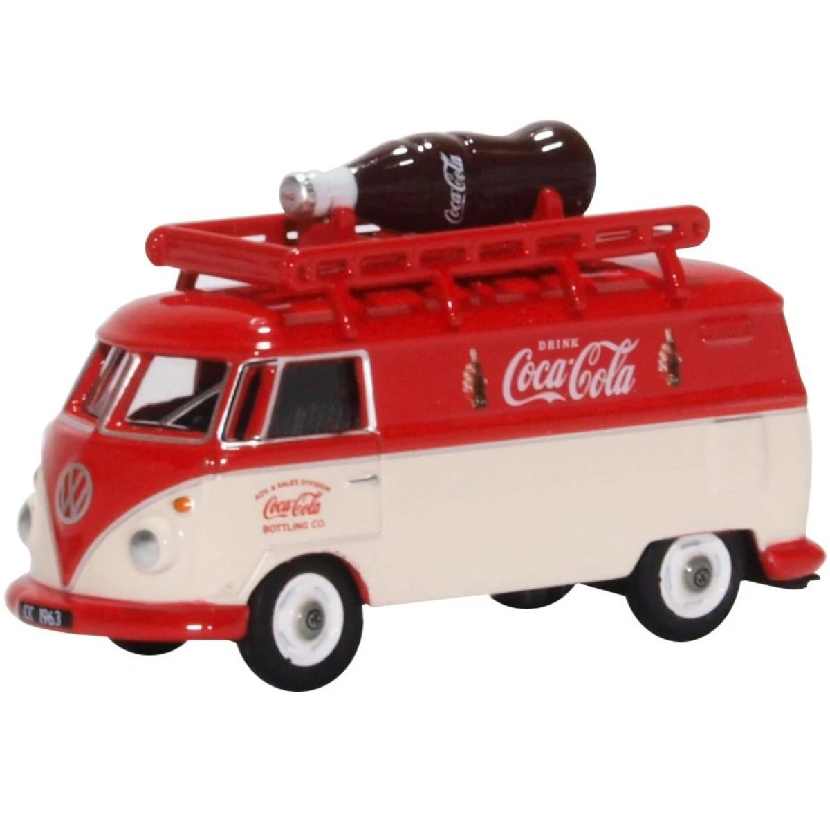 Oxford Diecast 76VWS007CC VW T1 Van With Bottle Coca Cola - Phillips Hobbies