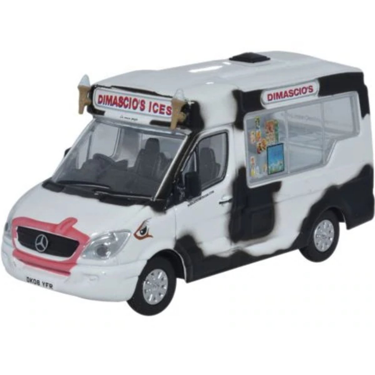 Oxford Diecast 76WM004 Whitby Mondial Van Dimascio's Ice Cream - Phillips Hobbies