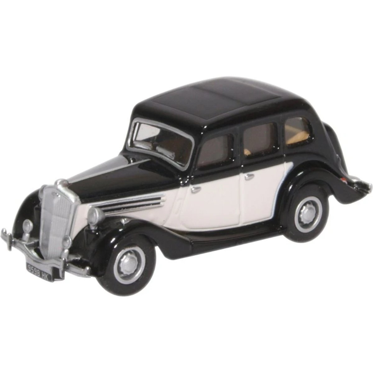 Oxford Diecast 76WO005 Wolseley 18/85 Black/Ivory - Phillips Hobbies