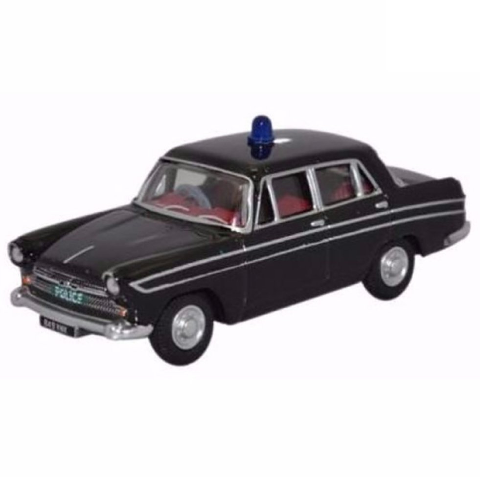 Oxford Diecast Austin Cambridge Farina Hertfordshire Police Black - Phillips Hobbies