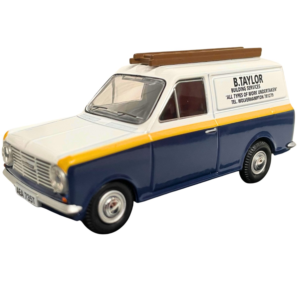 Oxford Diecast HA021 B Taylor Builders Auf Wiedersehen Bedford HA Van - 1:43 Scale - Phillips Hobbies