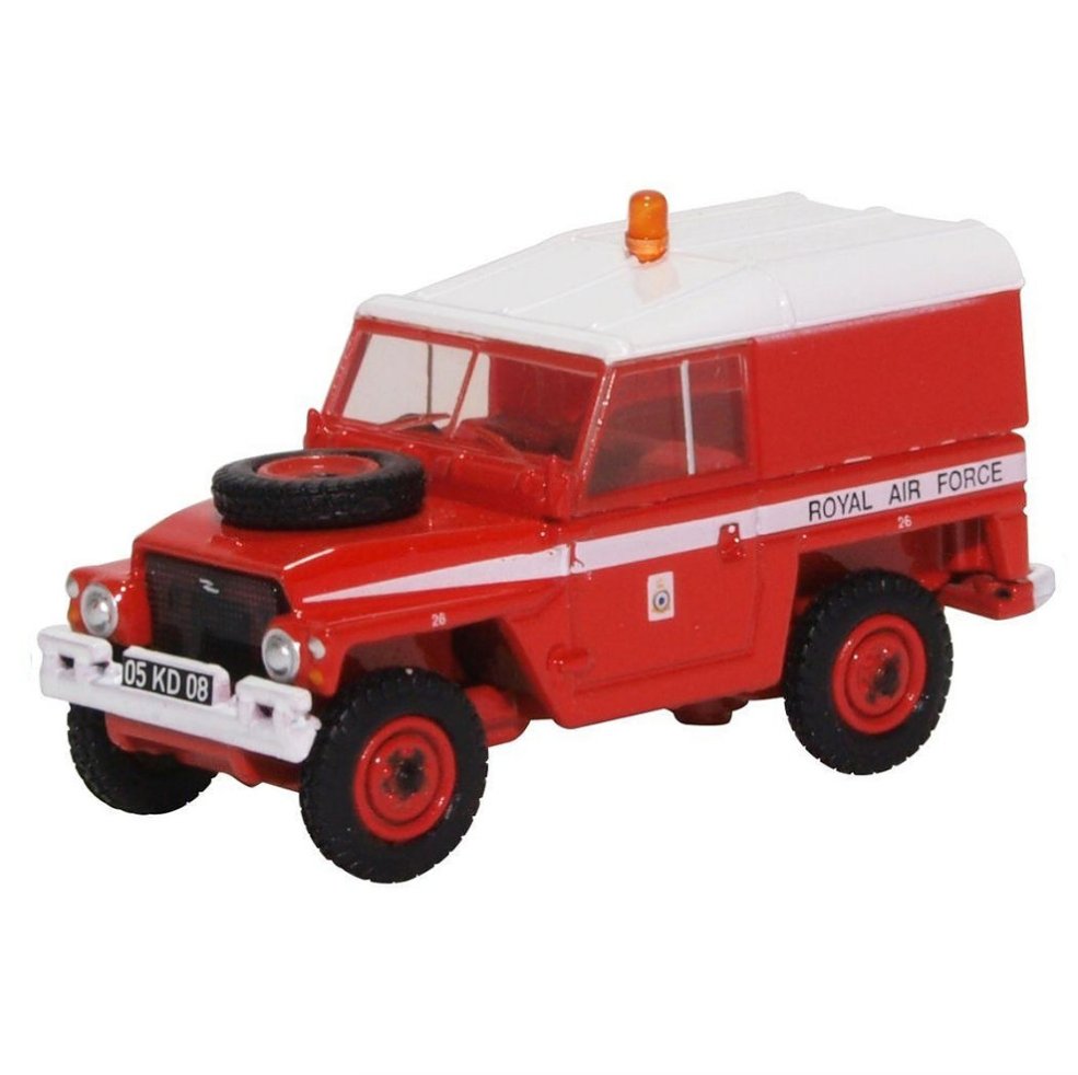 Oxford Diecast Land Rover 1/2 Ton Lightweight RAF - Red Arrows - Phillips Hobbies