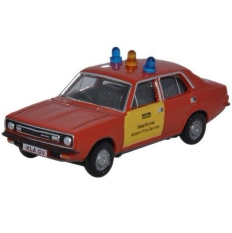 Oxford Diecast Morris Marina Heathrow Fire Service - Phillips Hobbies
