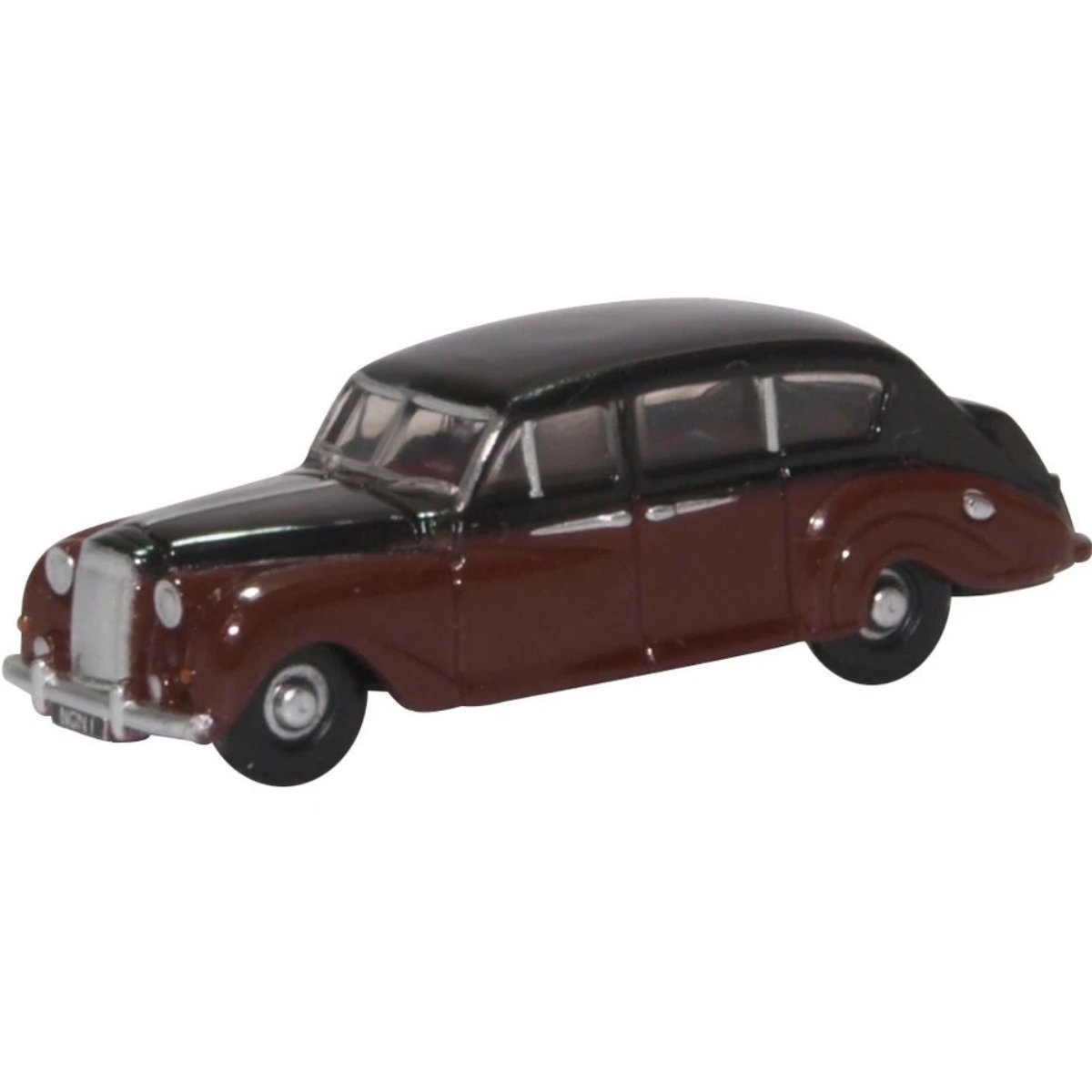 Oxford Diecast NAP004 Austin Princess (Late) Black/Royal Claret - Phillips Hobbies