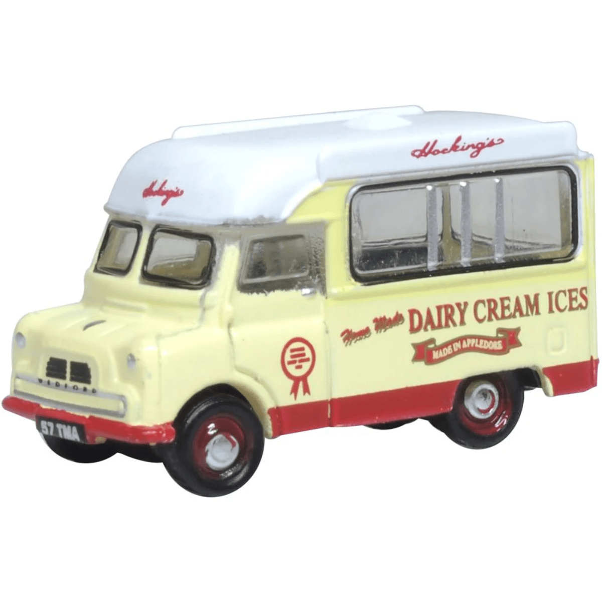 Oxford Diecast NCA030 Bedford CA Ice Cream Van Hockings - N Scale - Phillips Hobbies