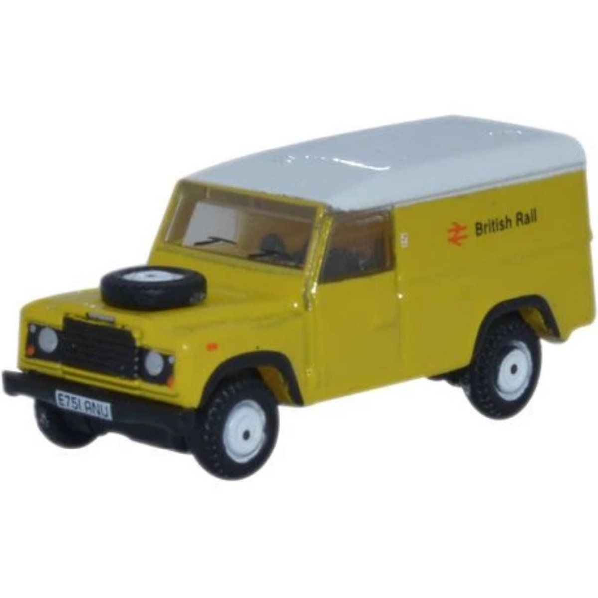 Oxford Diecast NDEF007 Land Rover Defender LWB Hard Top British Rail - Phillips Hobbies