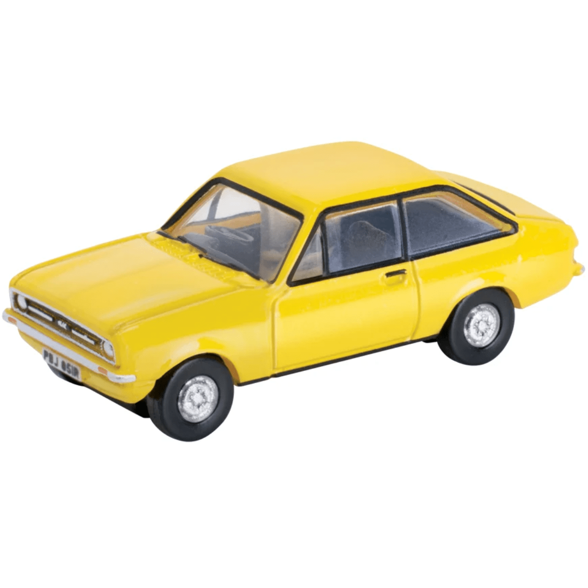 Oxford Diecast NESC002 Ford Escort Mk2 Signal Yellow - N Scale - Phillips Hobbies