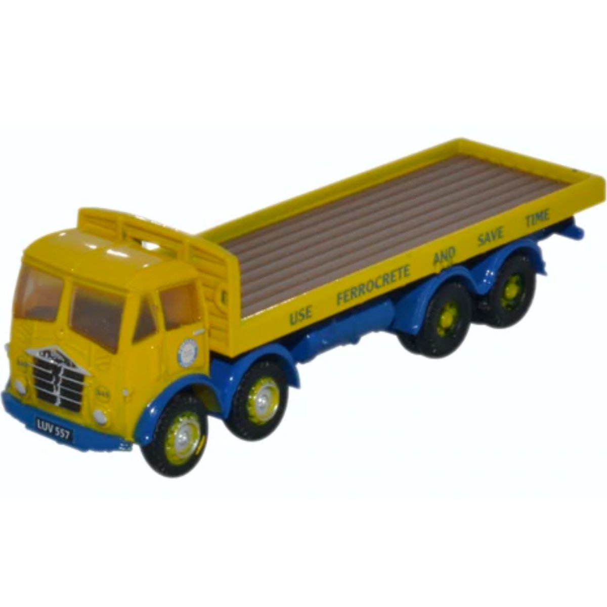 Oxford Diecast NFG007 Foden FG8 Wheel Flatbed Blue Circle - Phillips Hobbies