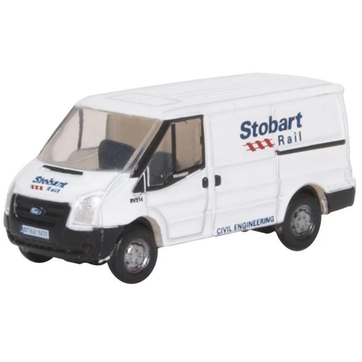 Oxford Diecast NFT012 Ford Transit MK5 Stobart Rail - Low - Phillips Hobbies