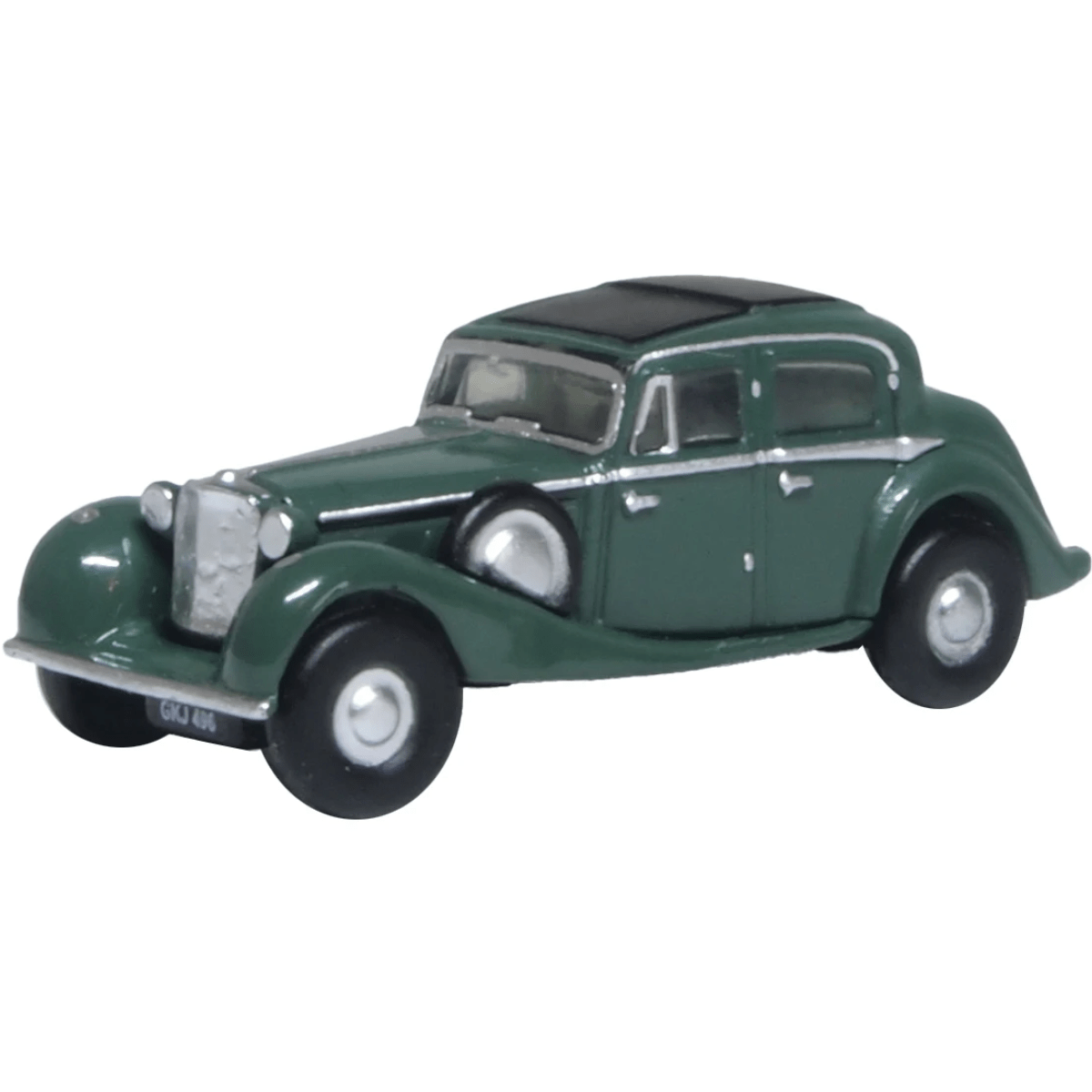 Oxford Diecast NJSS005 Jaguar SS Suede Green - N Gauge - Phillips Hobbies