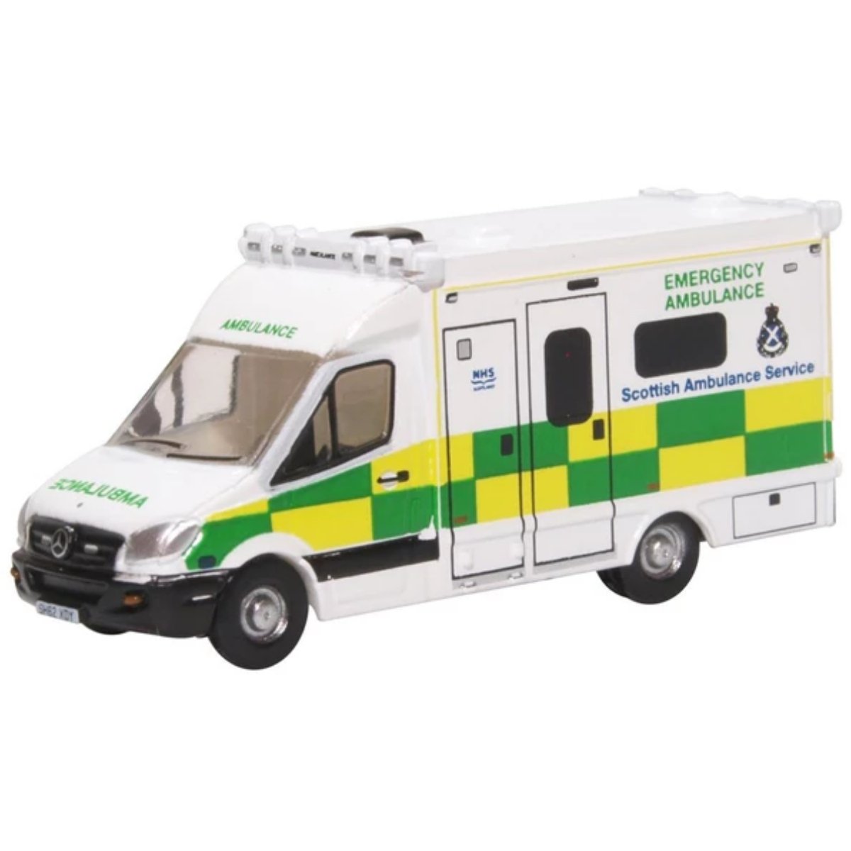Oxford Diecast NMA004 Mercedes Ambulance Scottish Ambulance Service - Phillips Hobbies