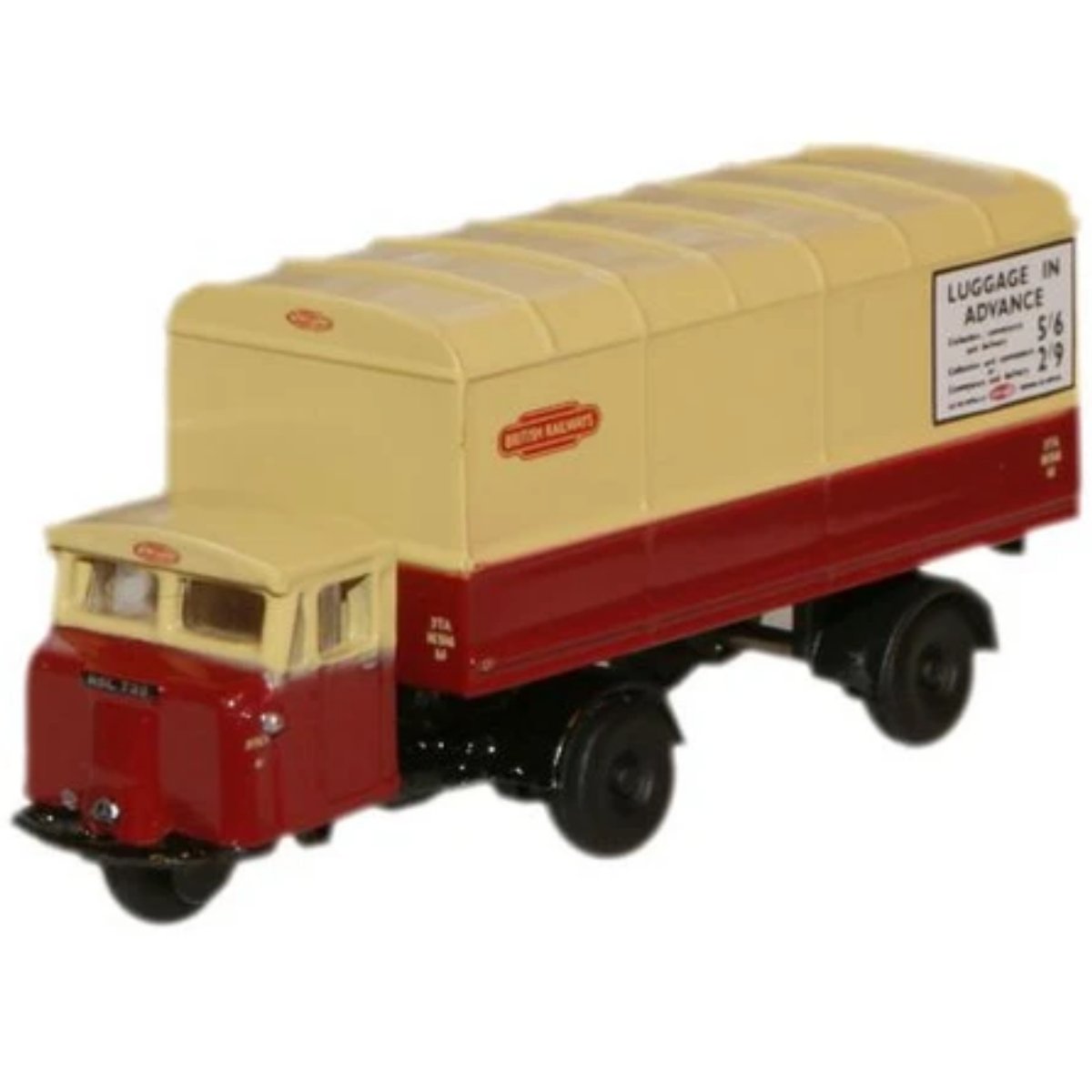 Oxford Diecast NMH014 British Rail Scammell Mechanical Horse Van Trailer - Phillips Hobbies