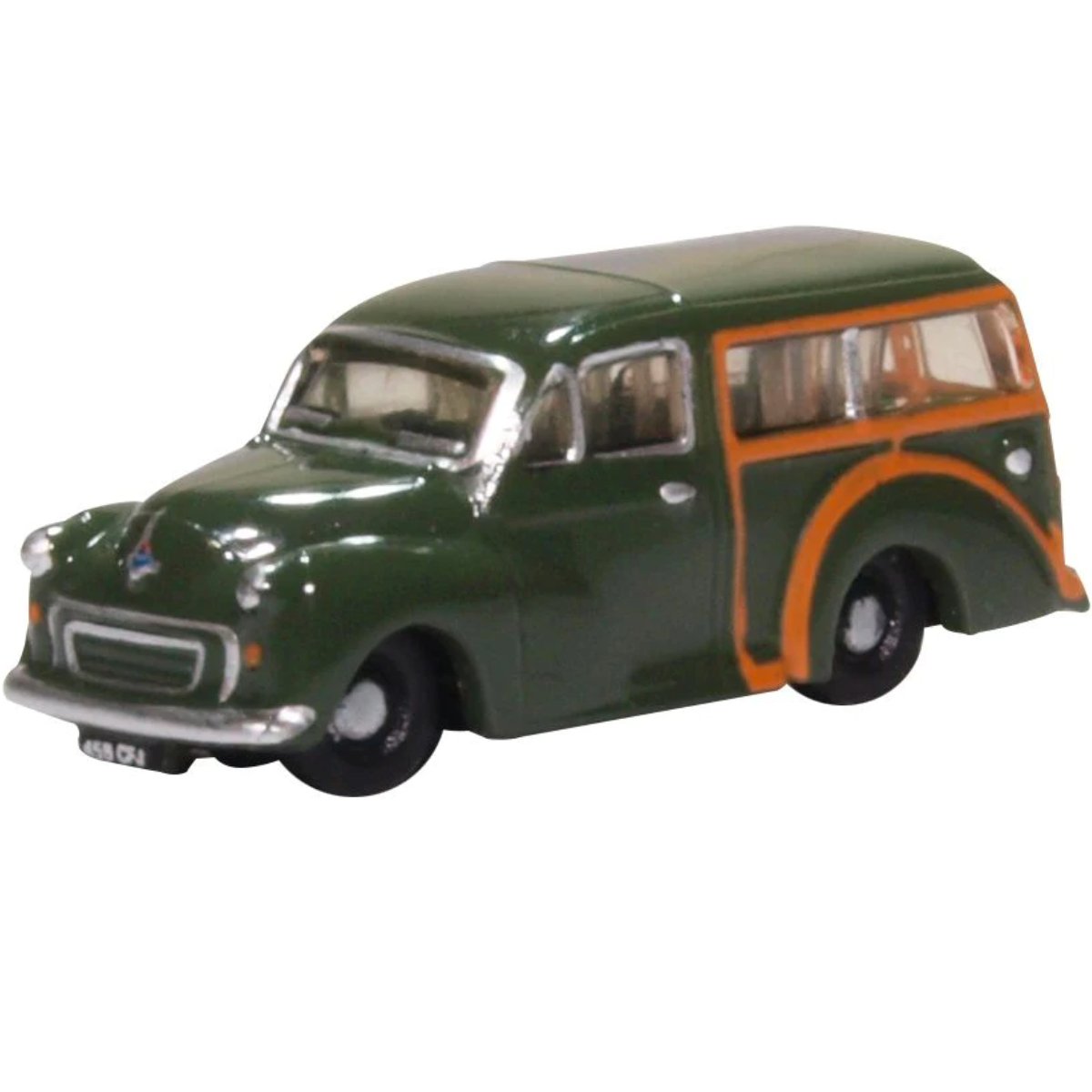 Oxford Diecast NMMT008 Morris Traveller Almond Green - Phillips Hobbies