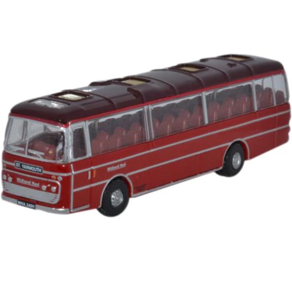 Oxford Diecast NPP004 Plaxton Panorama 1 Midland Red - Phillips Hobbies