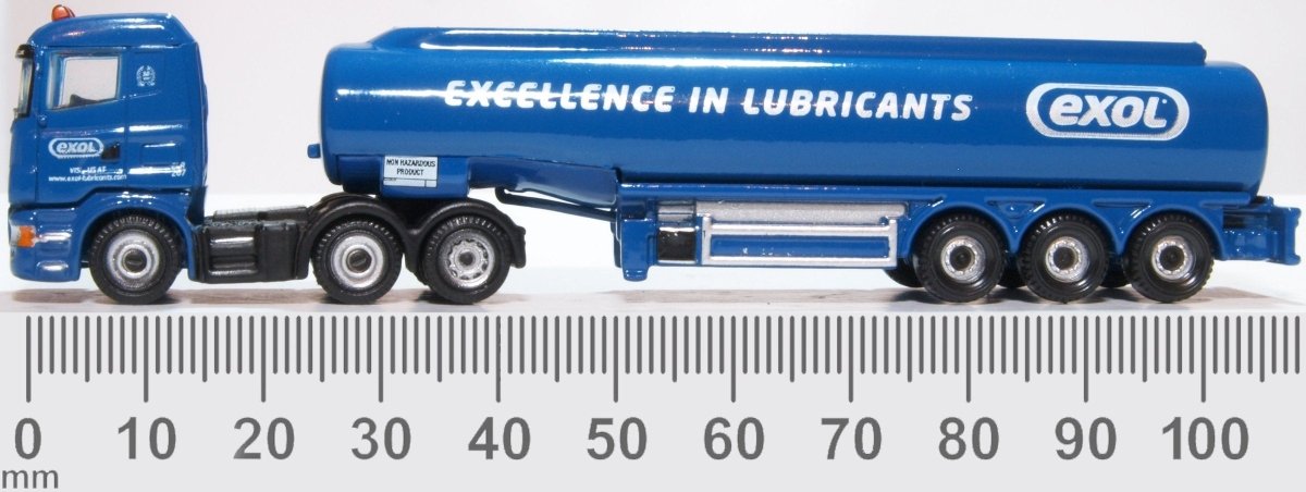 Oxford Diecast NSHL04TK Scania Highline Tanker DHL/JET - Phillips Hobbies