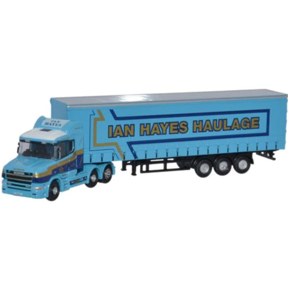 Oxford Diecast NTCAB002 Scania T Cab Curtainside - Ian Hayes - Phillips Hobbies