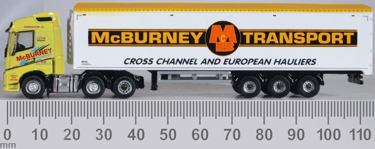 Oxford Diecast NVOL4008 Volvo FH4 Walking Floor McBurney - Phillips Hobbies