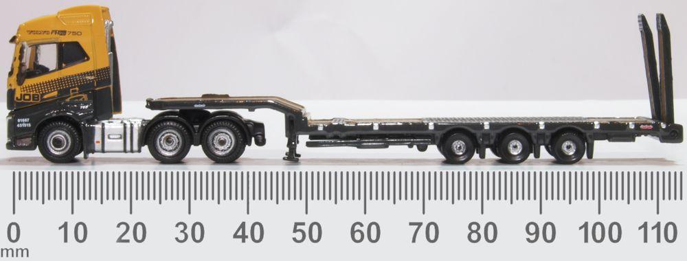 Oxford Diecast NVOL4009 Volvo FH4 Semi Low Loader G F Job - Phillips Hobbies