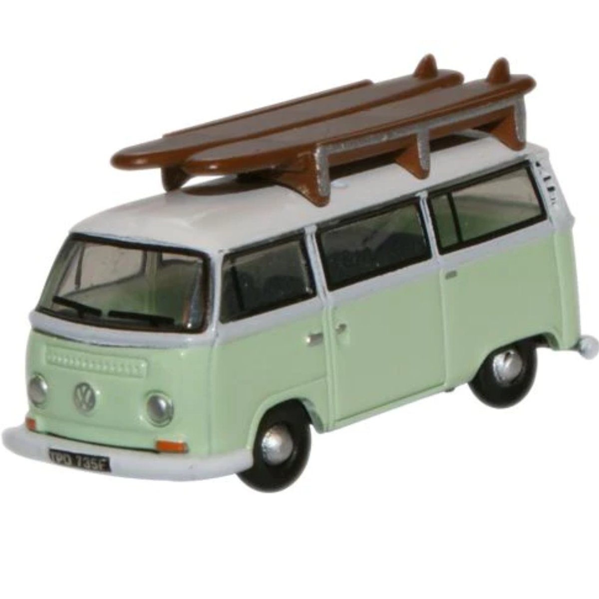 Oxford Diecast NVW007 Birch Green White VW Minibus - Phillips Hobbies