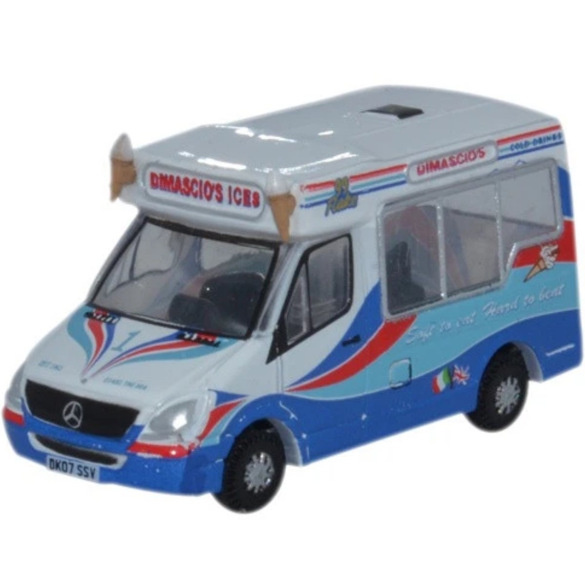 Oxford Diecast NWM002 Whitby Ice Cream Dimascios - Phillips Hobbies