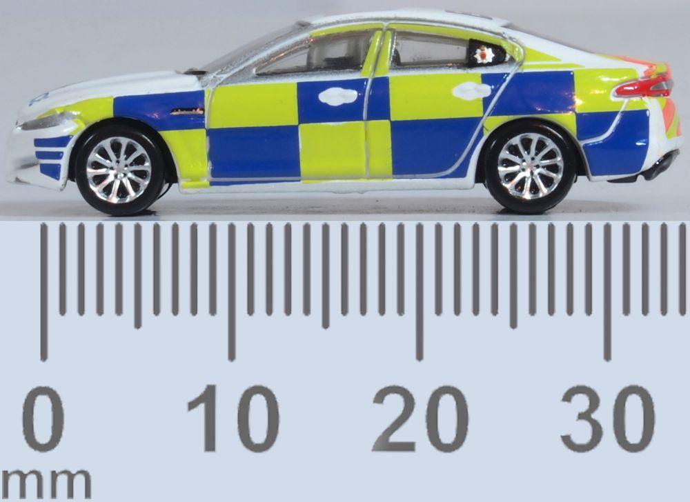 Oxford Diecast NXF008 Police Jaguar XF - Phillips Hobbies