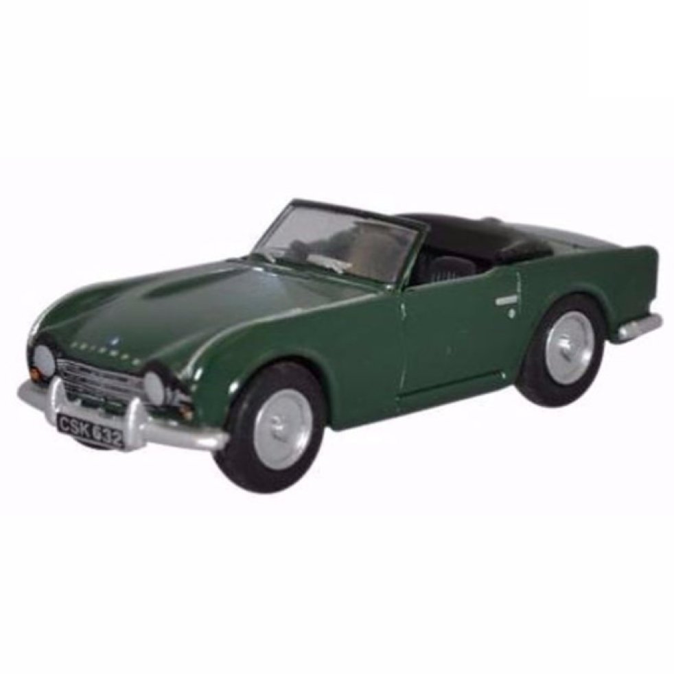 Oxford Diecast Triumph TR4 British Racing Green - Phillips Hobbies