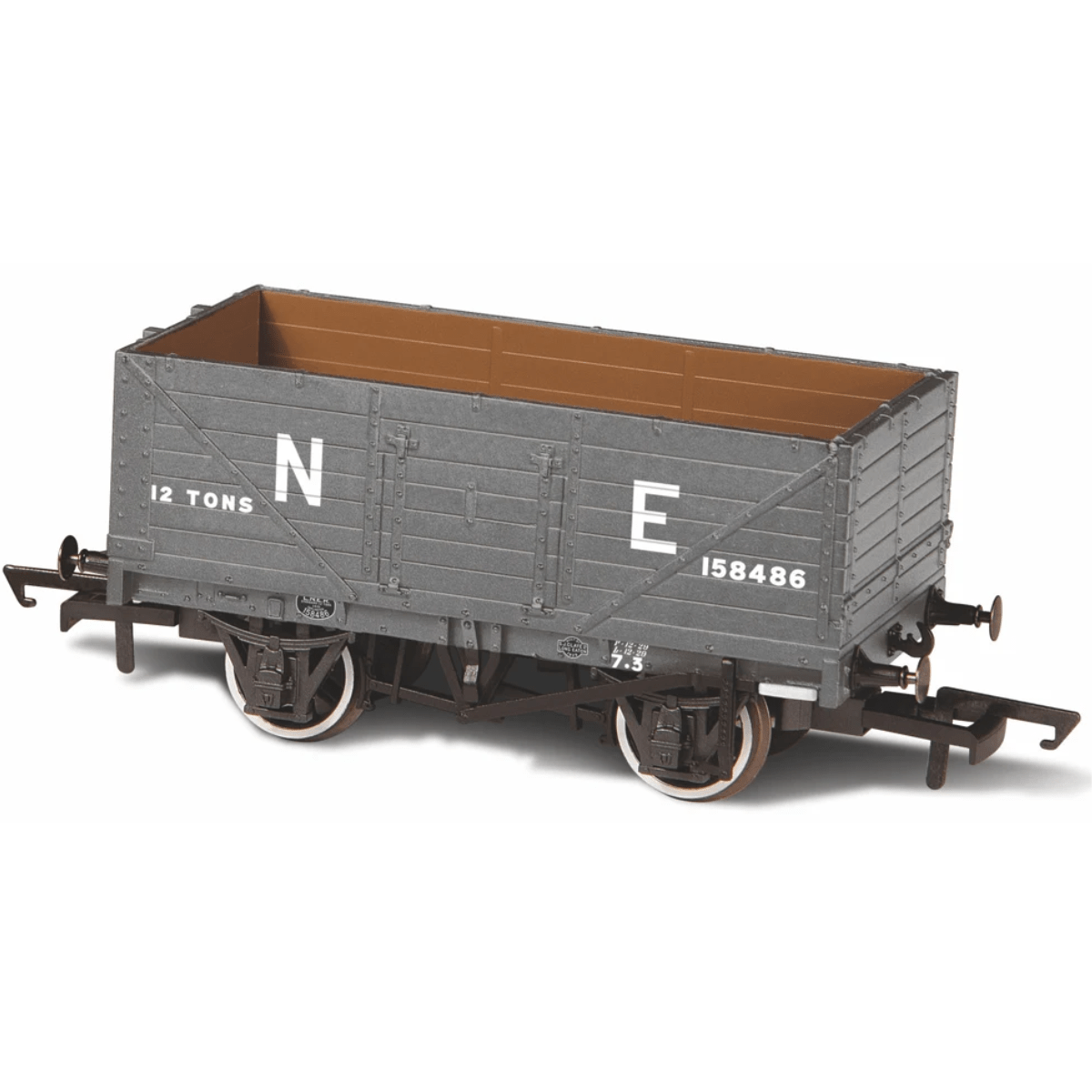 Oxford Rail 7 Plank Mineral Wagon NE158646 - OO Gauge - Phillips Hobbies
