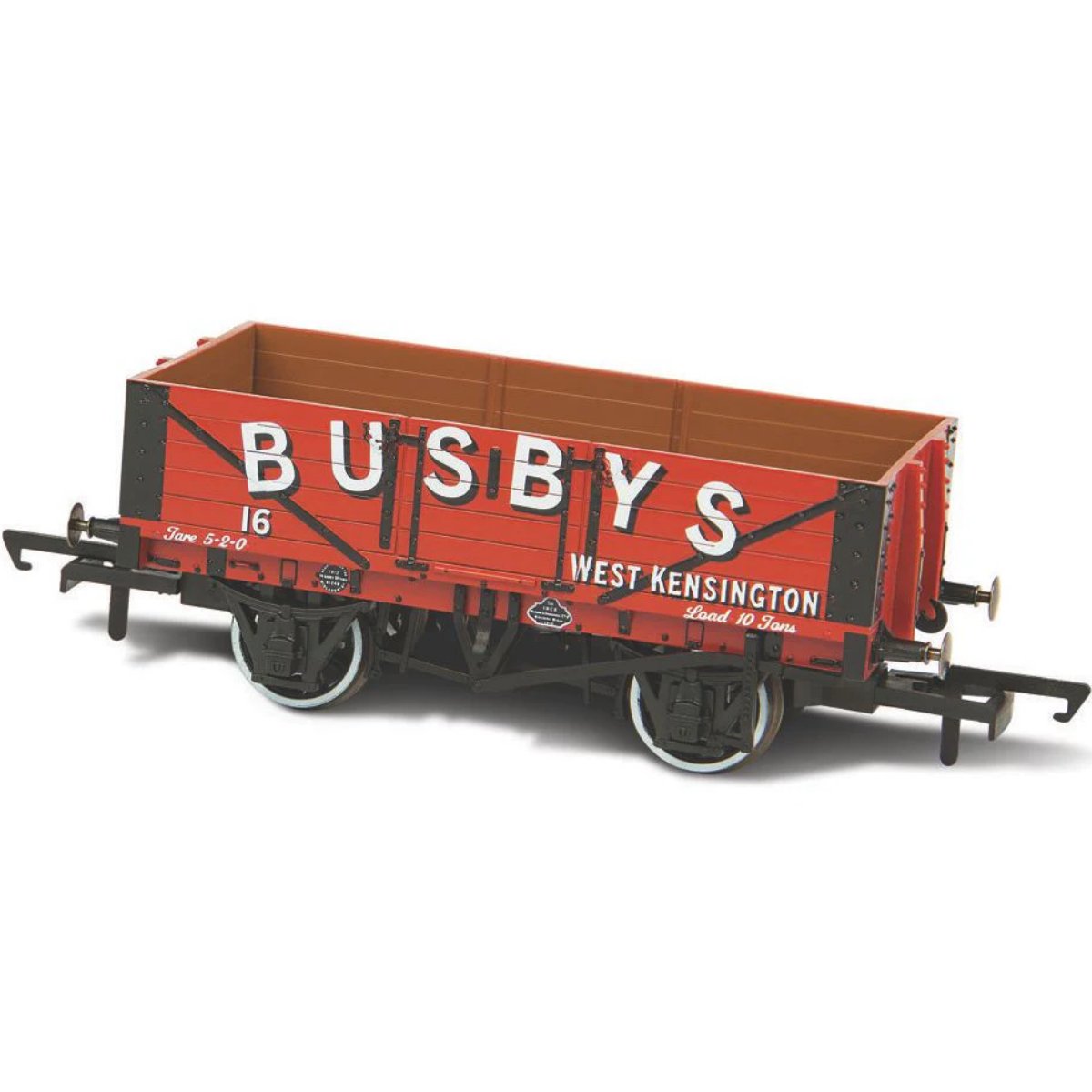 Oxford Rail Busbys West Kensington No16 5 Plank Mineral Wagon - Phillips Hobbies