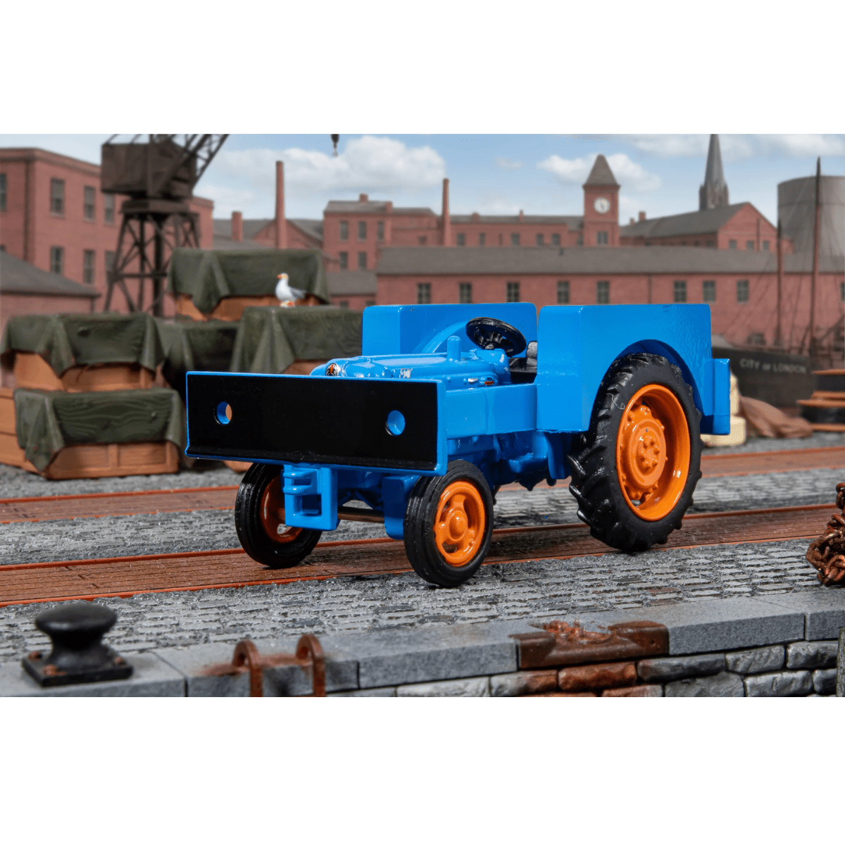 Oxford Rail OR76FTRS001 Fordson Tractor Rail Shunter (Blue) - 1:76 Scale / OO Gauge - Phillips Hobbies