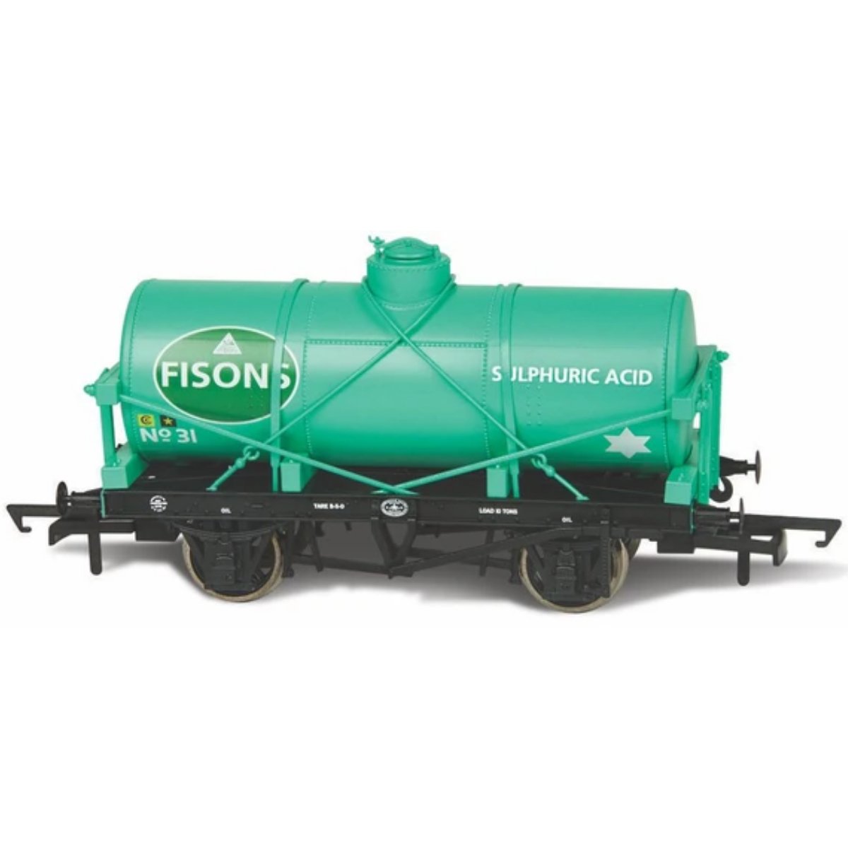 Oxford Rail OR76TK2005 Fisons Sulphuric Acid No31 12 Ton Tank Wagon - Phillips Hobbies