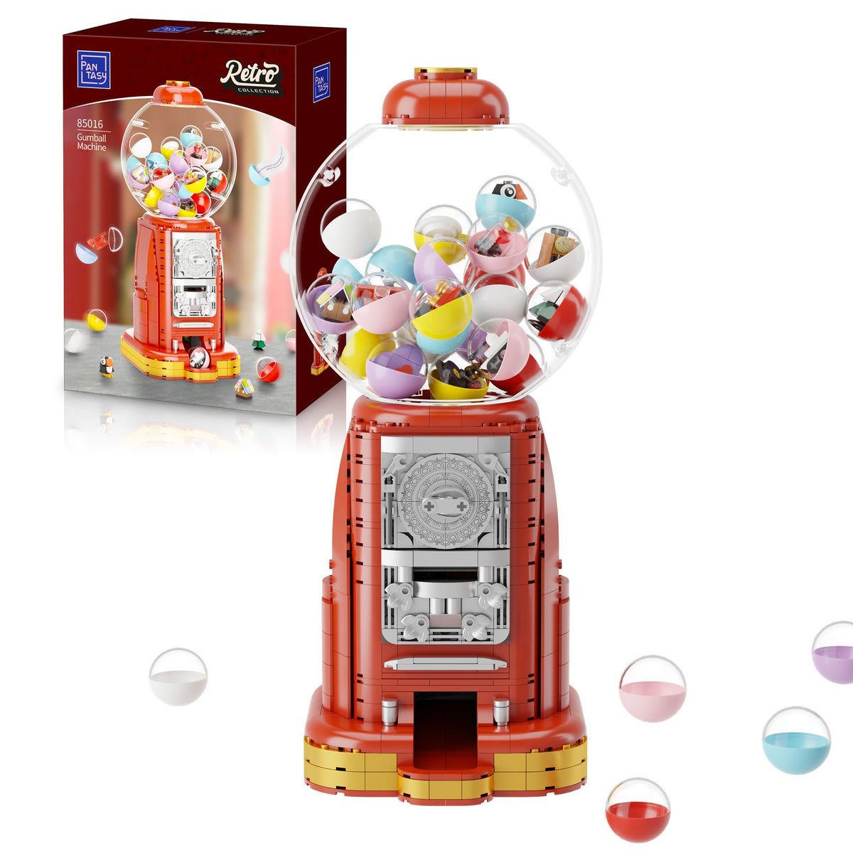 Pantasy Retro Gumball Machine - 936pcs Brick Set PA85016