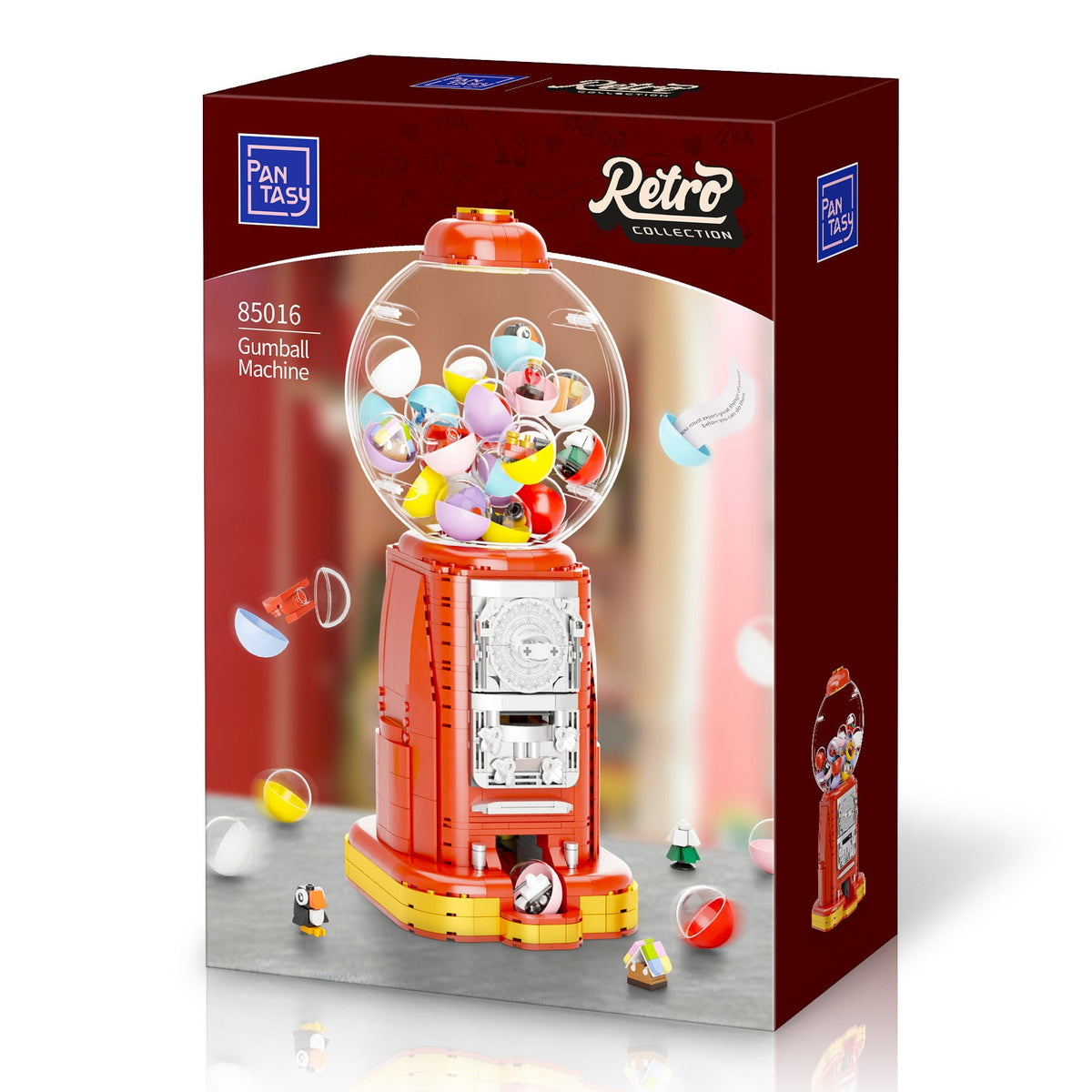 Pantasy Retro Gumball Machine - 936pcs Brick Set PA85016