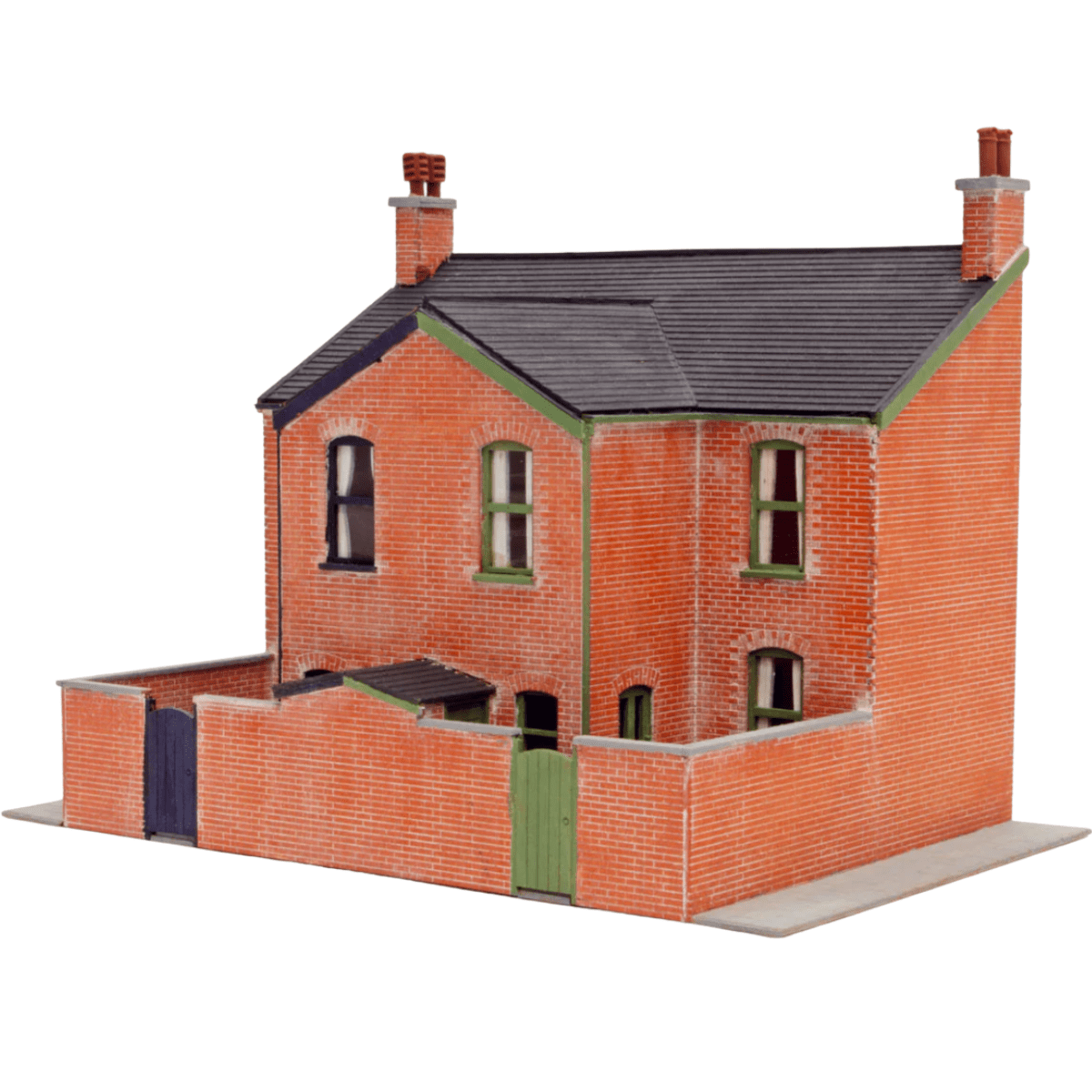 Peco LK - 207 Victorian Low Relief House Backs - OO Gauge Laser Cut Kit - Phillips Hobbies
