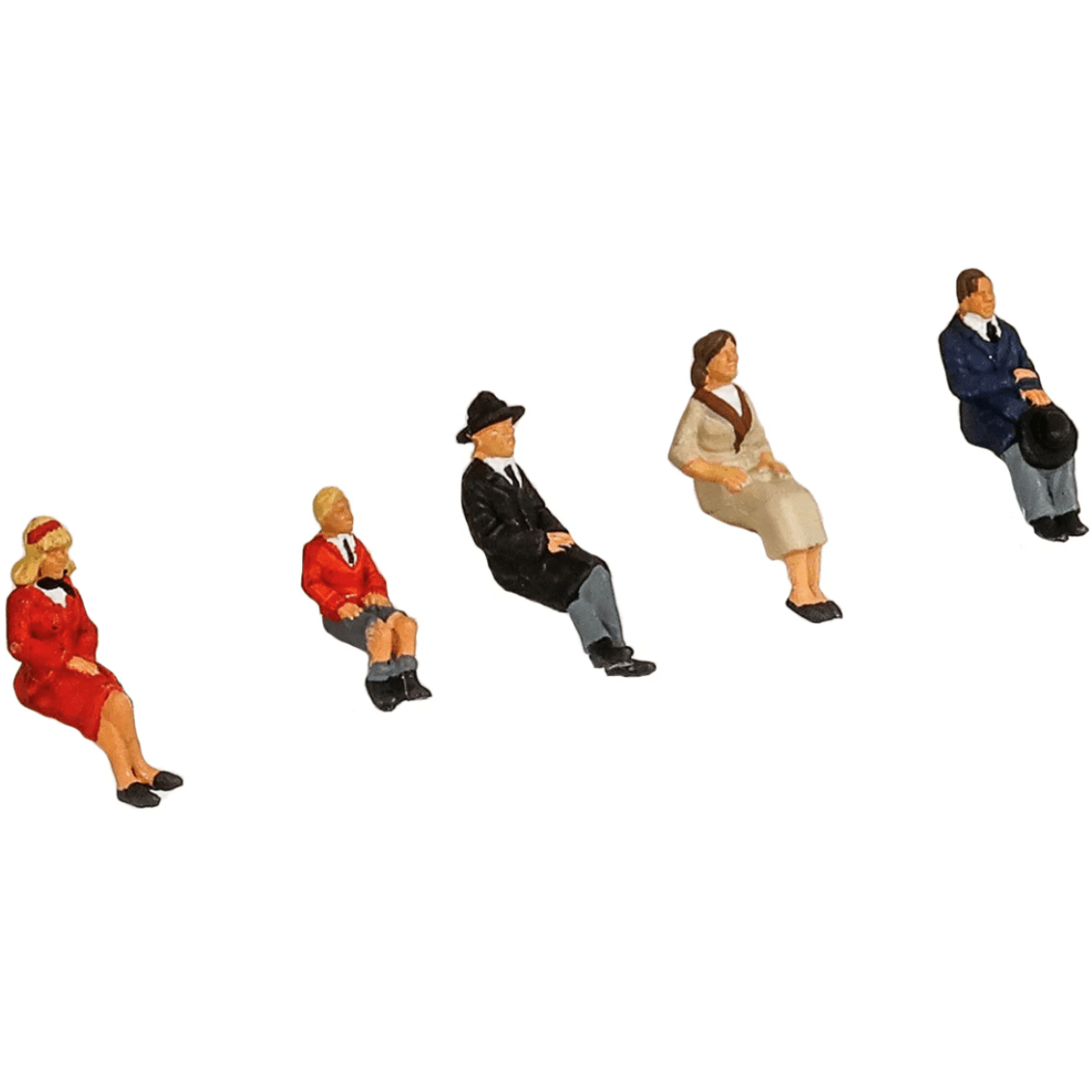 Peco Modelscene 5301 Seated People - OO Gauge - Phillips Hobbies