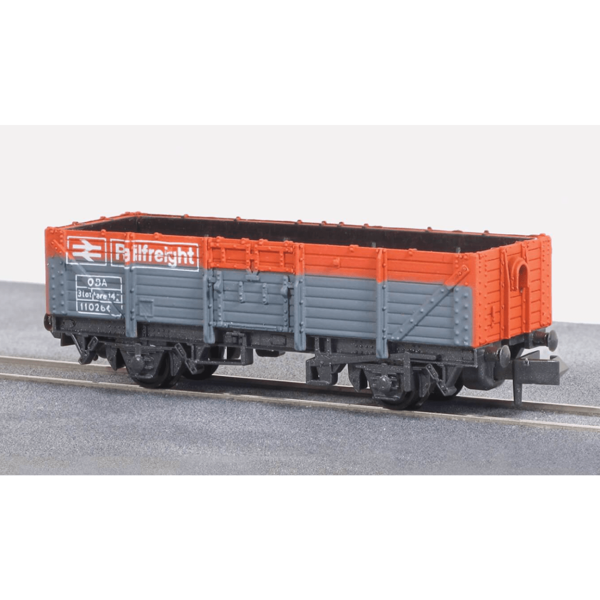 Peco NR - 11R Railfreight Open Wagon BR Red/Grey - N Gauge - Phillips Hobbies
