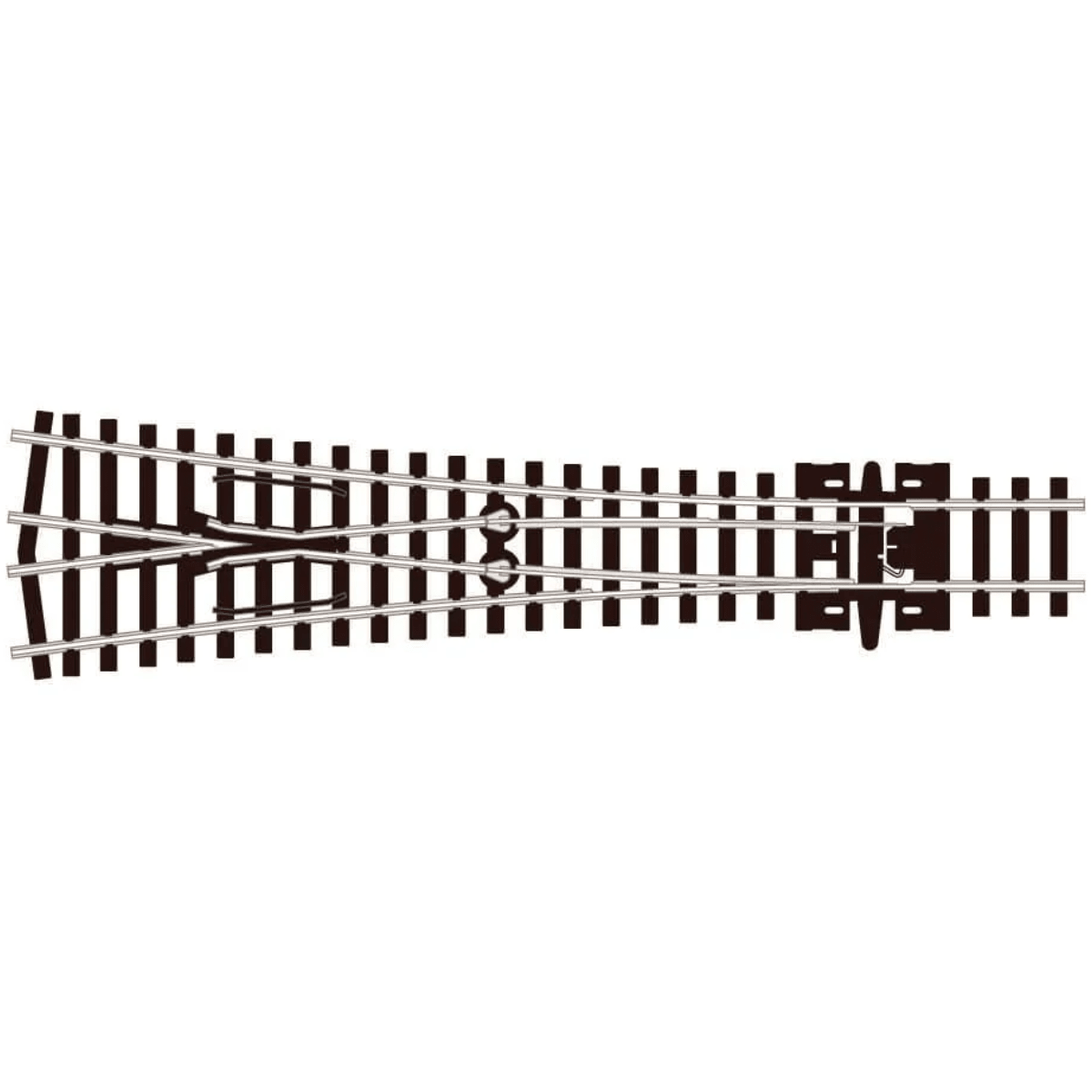 Peco SL - 397 Streamline Y Turnout, Medium Radius, Right Hand - N Gauge - Phillips Hobbies
