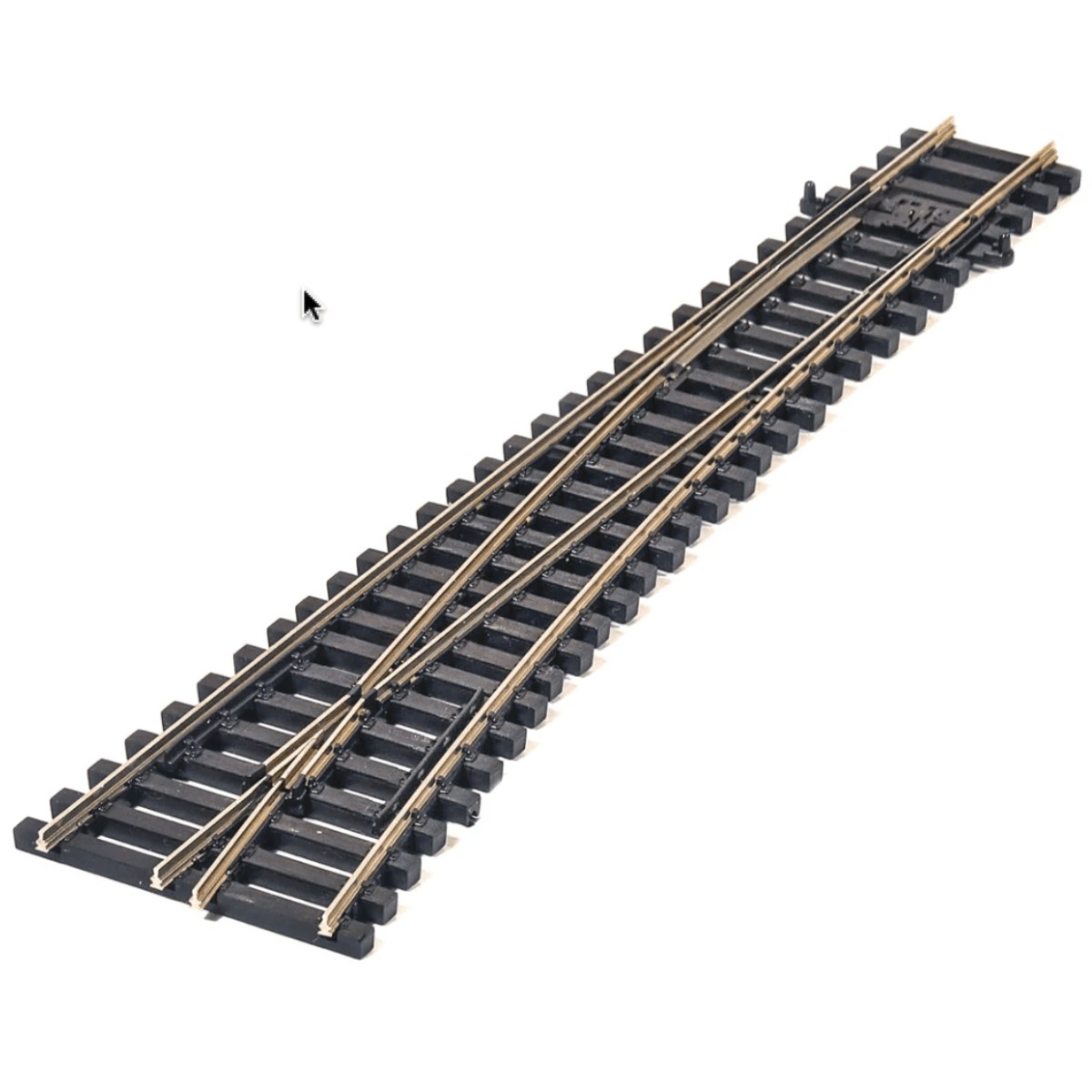 Peco SL-U1296 TT:120 Code 55 Turnout, Medium Radius, Left Hand, Unifrog - TT Gauge - Phillips Hobbies