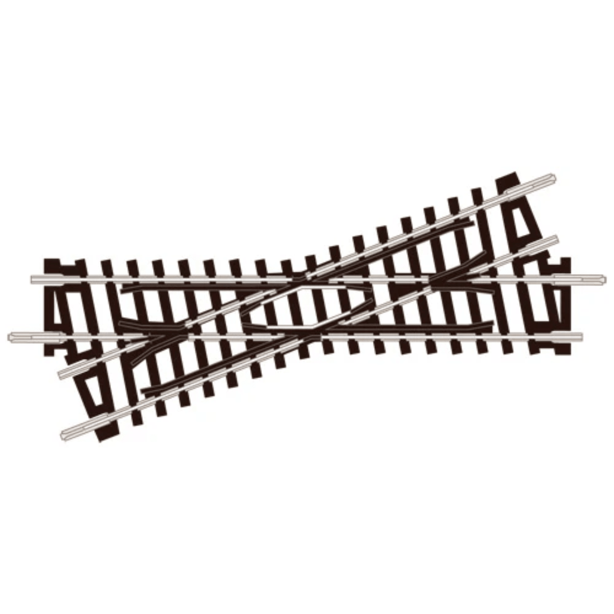 Peco ST - 50 Setrack Crossing Short, Right Hand - N Gauge - Phillips Hobbies