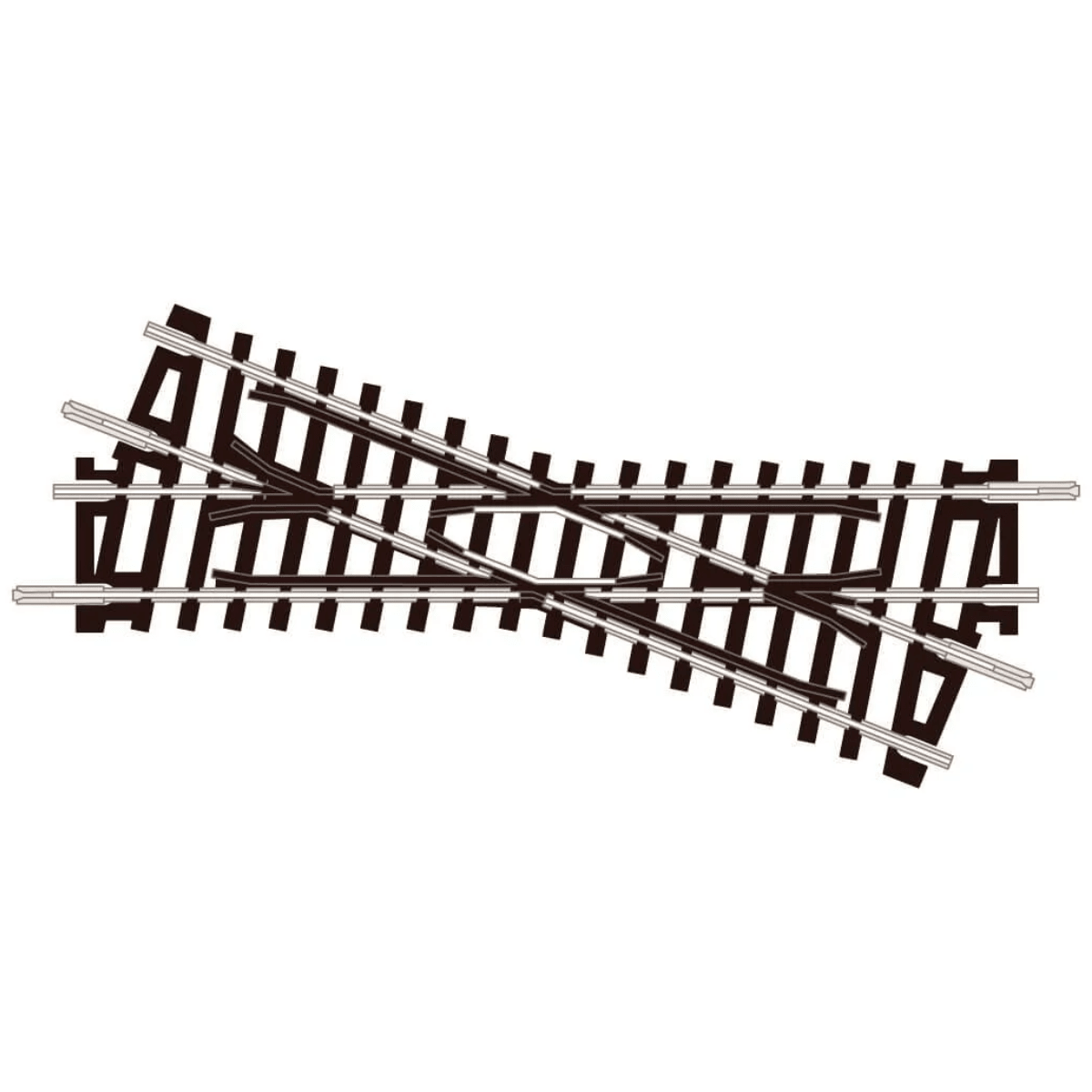 Peco ST - 51 Setrack Crossing Short, Left Hand - N Gauge - Phillips Hobbies
