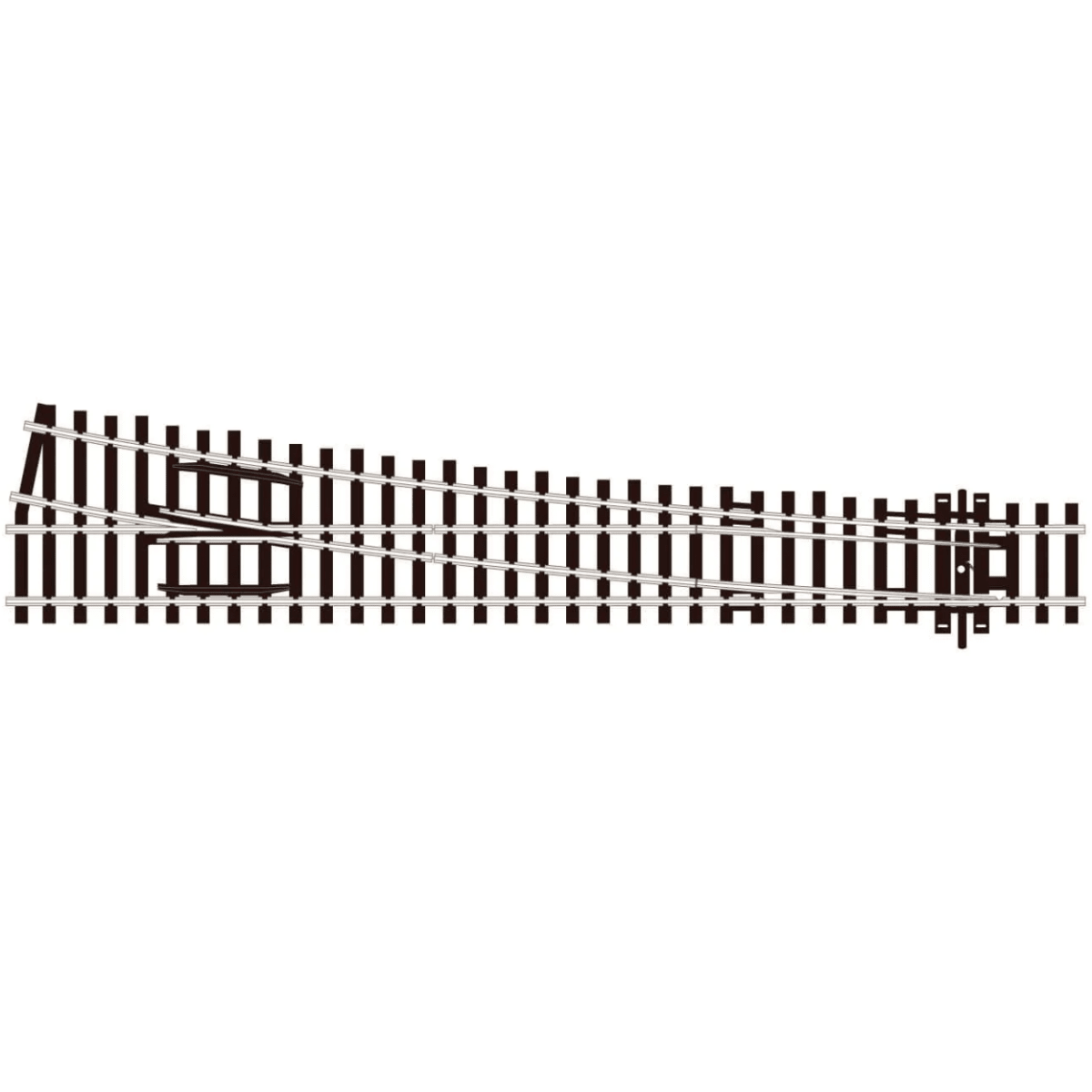 Peco Streamline SL - E88 Turnout, Large Radius, Right Hand (Electrofrog) - OO Gauge - Phillips Hobbies