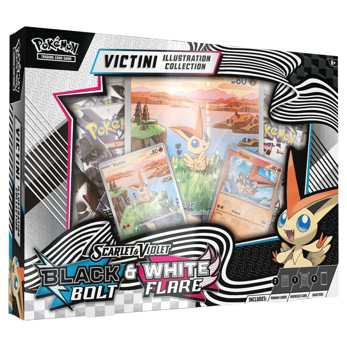 Pokémon TCG: Scarlet & Violet 10.5 - Black Bolt & White Flare Unova Victini Illustration Collection - Phillips Hobbies