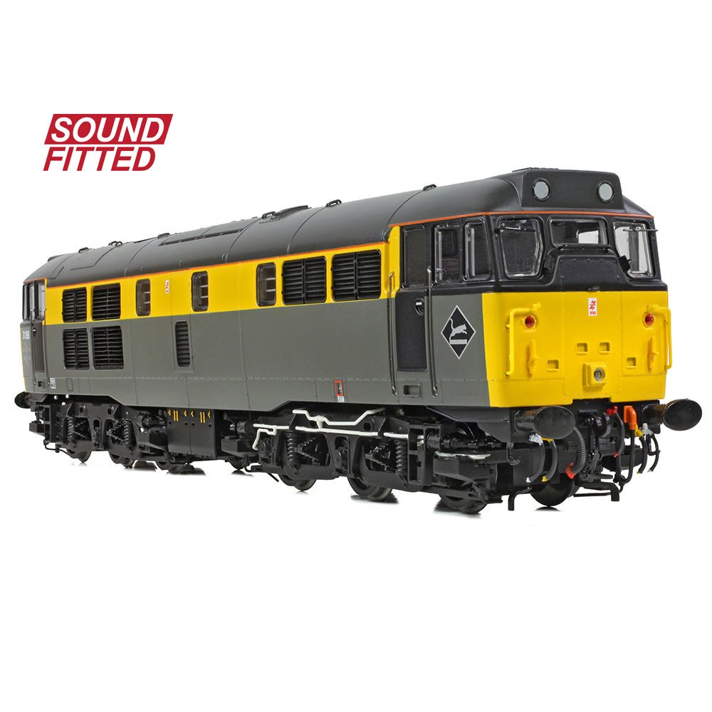 PRE - ORDER: Bachmann Class 31/1 Refurbished 31188 BR Engineers Grey & Yellow SOUND FITTED - OO Gauge - Phillips Hobbies