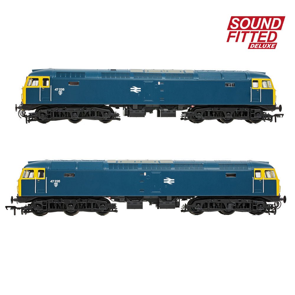 PRE - ORDER: Bachmann Class 47/0 47226 BR Blue SOUND FITTED DELUXE - OO Gauge - Phillips Hobbies
