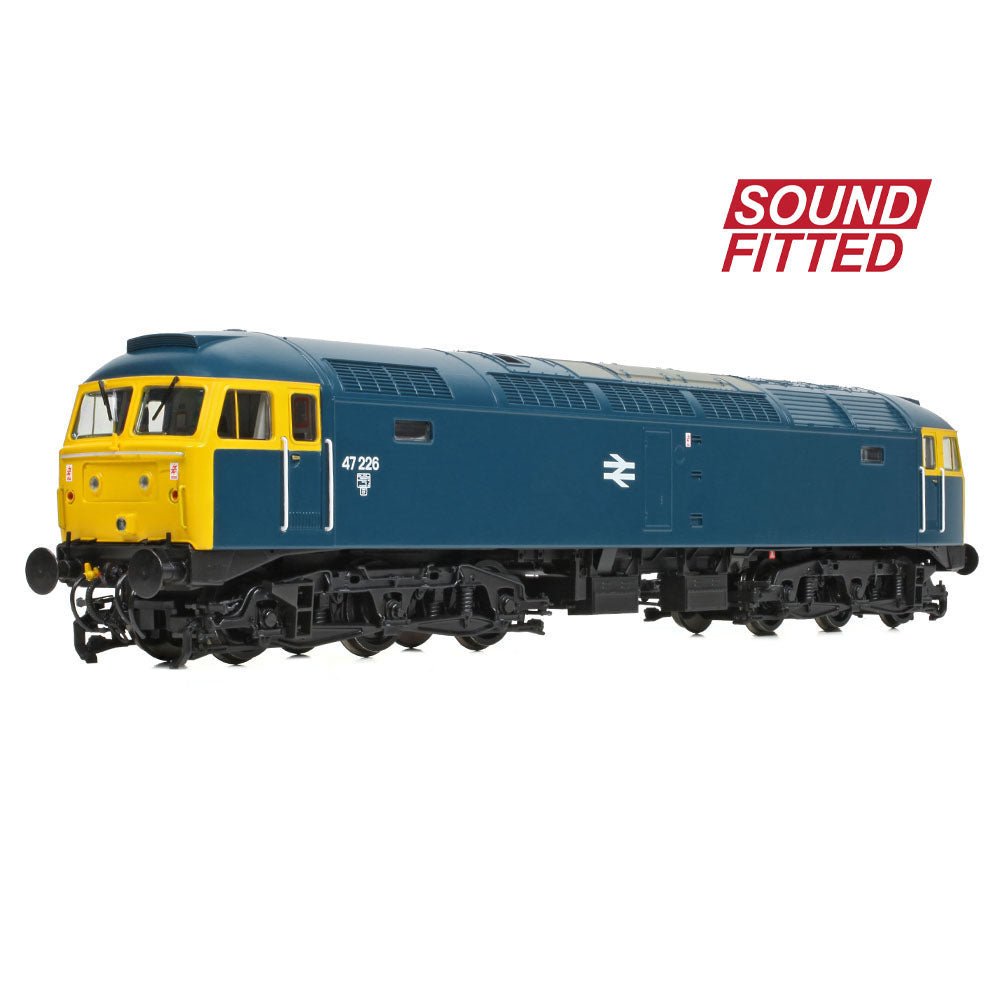 PRE - ORDER: Bachmann Class 47/0 47226 BR Blue SOUND FITTED - OO Gauge - Phillips Hobbies